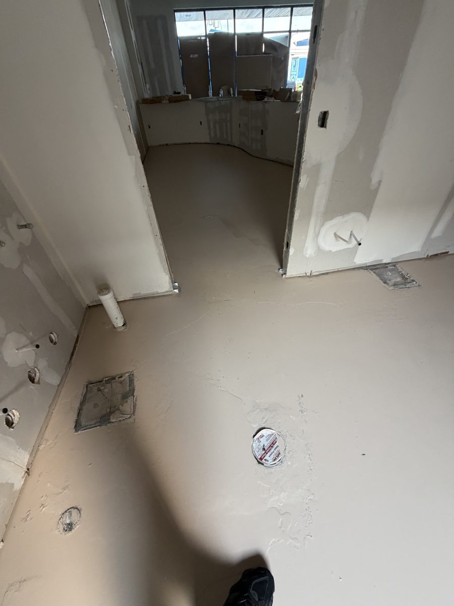 Kings Contractors interior buildout in progress