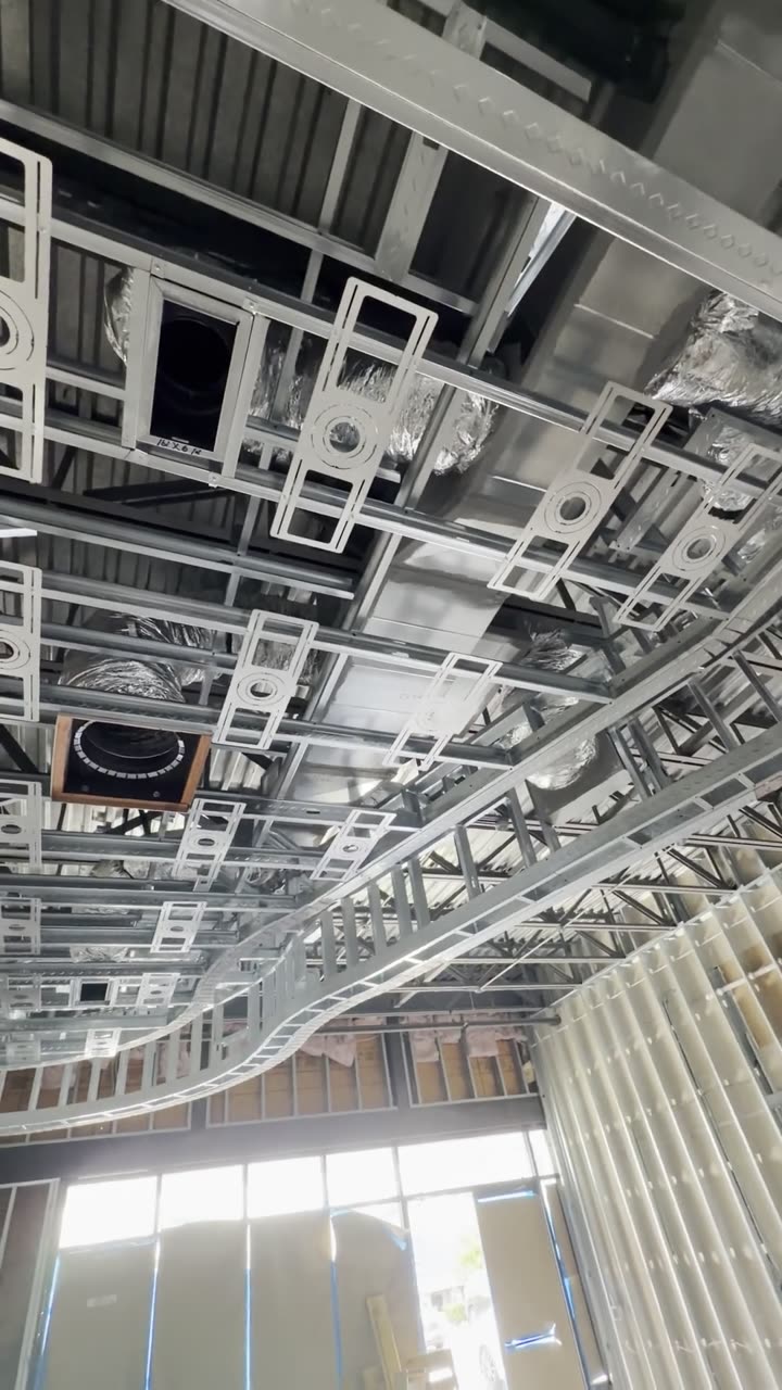 Ceiling framing progress video